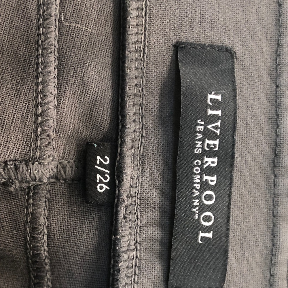 Liverpool Charcoal Denim